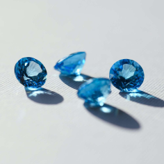 Natural Blue topaz gemstone supplier All shape Available