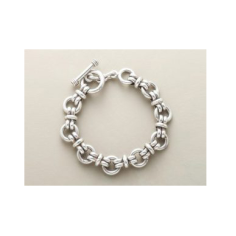 925 Sterling Silver Beautiful  Link Chain Bracelet For Girls And Women Jewelry