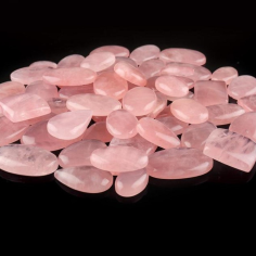 Wholesale Natural Rose Quartz Cabochon Lots Gemstone, Rose Quartz Gemstone.