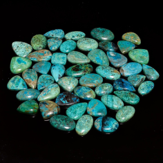 Wholesale Natural Chrysocolla Stone Natural Chrysocoll Cabochons Lot Handmade