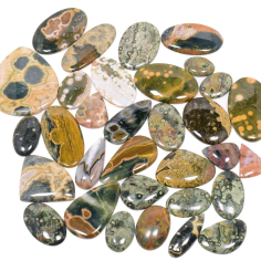 Wholesale Ocean Jasper Lots Wholesale Bulk Stone Natural Ocean Jasper Cabochons