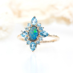 Wholesale Gold Plated cubic zirconia minimalist cocktail ring solid 925 sterling