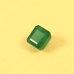 Natural rare sea green zambian emerald square octagon 7.89 cts  Supplier