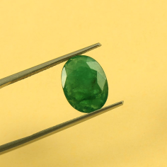 Natural zambian emerald oval shape 4.02 cts from zambia loose gemstone Supplier