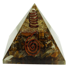 Best Seller Of Tiger Eye Gemstone Orgone Energy Pyramids:Get In Supplier