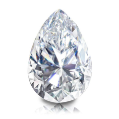 High quality Pear Brilliant 0.51 E Color VS1 EX 6.91 4.56 2 Diamond Manufacturer