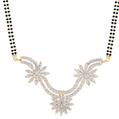 Wholesaler Indian Traditional Mangalsutra American Diamond Designed Mangalsutra