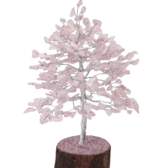 Handmade Beautiful Rose Quartz Gemstone Tree Manufacturer