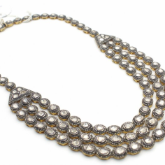 Wholesaler of   natural polki diamond necklace