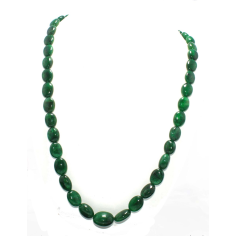 Wholesaler of  necklace Zambian emerald beads