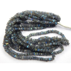 Wholesaler of  natural blue labradorite heishi beads