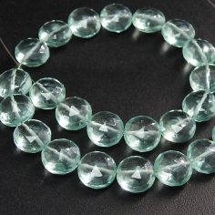 Amethyst Green Quartz Faceted Coins Manufacturer