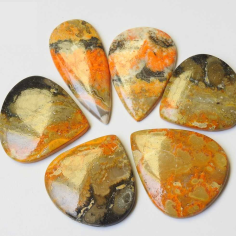 Wholesaler of Bumble Bee Jasper Smooth Cabochon