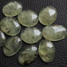 Wholesaler of Prehnite Smooth Fancy Shapes Cabochon