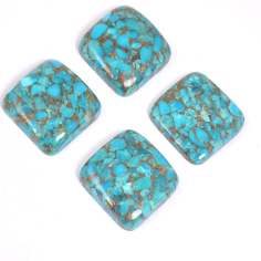 High Quality Genuine Natural Copper Turquoise Various Loose Gemstone Exporter