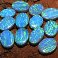 Synthetic Opal Doublet Smooth Cabochon of Supplier