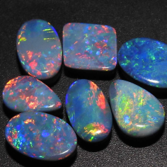 Australian Opal Doublet, Smooth, Fancy Shape of Supplier