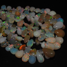 Multi Flashy Fire Teardrops Ethiopian Opal Drops of Supplier