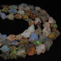 Opal 9 Inches Natural Rough Polished Multi Color Flashy Fire  of Supplier