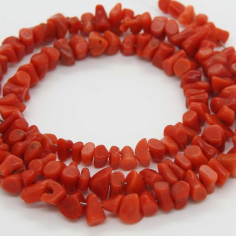 Natural Red Coral Polished Rough,Beads,Anklets,Chip, Maker