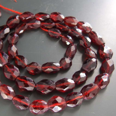 Natural Mozambique Garnet Faceted Handmade Tumble Nuggets Manufacturer