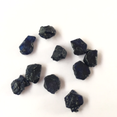 glass-filled blue sapphire gemstone, rough gemstones Manufacture