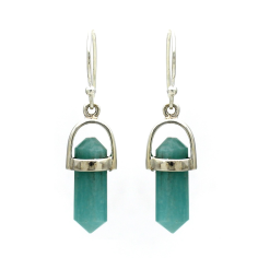 Amazonite Pencil Hanging Earring Manufacture