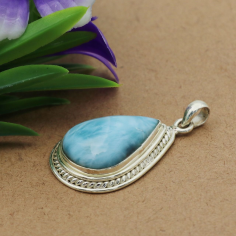 Wholesale price Larimar Natural Gemstone Pendant