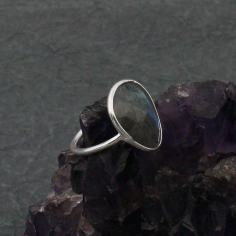 925 Sterling Silver Fancy Shape Labradorite Stone Bezel Supplier