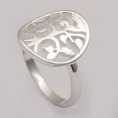 Wholesaler 925 Sterling Silver Engraved Tree Celtic Ring Gift