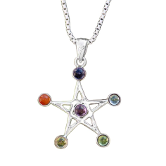 Wholesale Meditation Pendant, Star Chakra Seven Stone Chakra Pendant