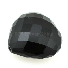 Black Onyx Faceted 3 mm to 10 mm Loose Faceted Heart Gemstone Manufacturer