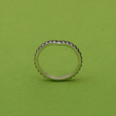 Wholesale 925 Sterling Silver Designer Plain Silver Band Ring