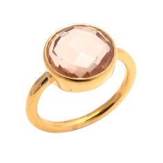 Champagne Shape ring filled ring gemstone Ring Supplier