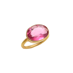 Sterling Silver Pink Tourmaline ring Supplier