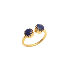 925 Sterling Sliver Lapis Lazuli Gemstone Rings Supplier
