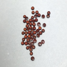 2mm Natural Red Mozambique Garnet Round Flatback Cabochon Supplier