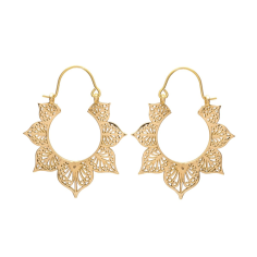 Wholesale Gold Earrings Boho Earrings Ethnic Jewellery Brass Jewellery Earrings