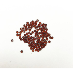 2.5mm Red Mozambique Garnet Faceted Round Cut Loose Gemstone Manufacturer