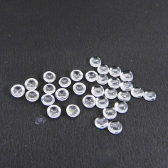 4mm Natural White Topaz Round Cabochon Loose Gemstones Exporters