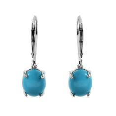 925 sterling silver turquoise gemstone earring for woman manufacturer