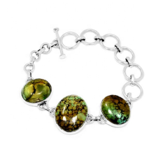 New beautiful 925 sterling silver turquoise gemstone bracelet  manufacturer