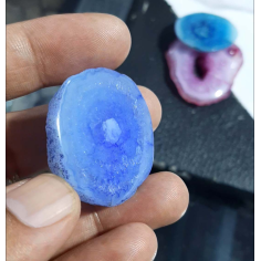 Chief price blue solar quartz agate durzi at electroplated jewelry Exporter