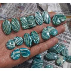 Natural Wholesale top quality amazonite pair loose cabochon Gemstone Exporter