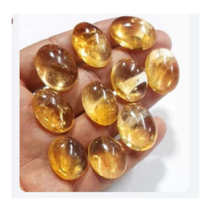 Free size citrine cabochon stone at Christmas jewelry Exporter