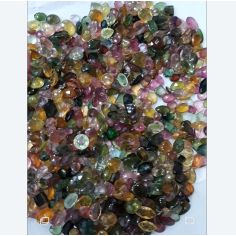 Multi tourmaline cut stone for October birthstone gift size Exporter