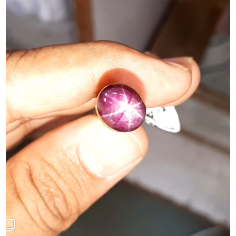 100% Natural pink star ruby oval cabochon loose Gemstone jewelry Supplier