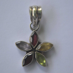 Sterling silver gemstone  Pendant  jewelry handmade Supplier