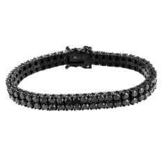 18 Kt Black Gold Tennis Bracelet exporter