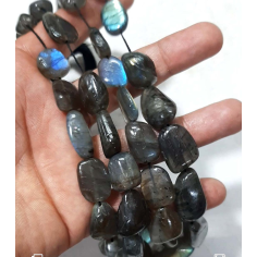 Flashy labradorite cabochon beads strand for charming jewelry Supplier